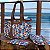 Kit Bolsa de praia em tela de estampa verão - Imagem 1