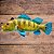 Peixe Tucunaré Azul em Resina Escultura para Decoração - Imagem 8