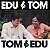 CD Tom Jobim e Edu Lobo - Edu e Tom / Tom e Edu Novo Lacrado - Imagem 1