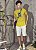 Camiseta Colcci Estampada Masculina Amarela Atalaia - Imagem 1