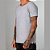 Camiseta Red Feather Básica Long Line Masculina Mescla Claro - Imagem 2