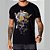 Camiseta Red Feather Caveira Borboletas Masculina - Imagem 1