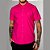 Camisa Red Feather Gola Padre MC Linho Rosa - Imagem 1