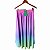 Saia Farm Midi Arco Iris Tropical Degrade - Imagem 1