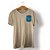 Camiseta Osklen Stone Ciano Antúrio Masculina Bege - Imagem 1