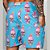 Short Red Feather Swim Ice Cream Skull - Imagem 3