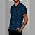 Camisa Casual Red Feather Folhagem Deep Blue - Imagem 2