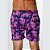 Short Red Feather Swim Violet Hibiscos Masculina - Imagem 3