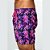 Short Red Feather Swim Violet Hibiscos Masculina - Imagem 4