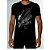 Camiseta Red Feather Art Skull Masculina - Imagem 1