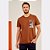 Camiseta Forum Slim Marrom Rough Wo - Imagem 1