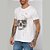 Camiseta Red Feather Dripping Skull Branca - Imagem 3