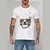 Camiseta Red Feather Dripping Skull Branca - Imagem 1