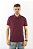 Polo Piquet Asa All Over Ellus Masculina Bordô - Imagem 1