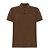 Polo John John 2 Lines Cravo Masculina Marrom Escura - Imagem 1