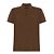 Polo John John 2 Lines Cravo Masculina Marrom Escura - Imagem 1