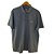 Polo John John 2 Lines Masculina Cinza Escuro - Imagem 1