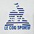 Camiseta Le Coq Ess Tee Line Ss N3 White And Blue - Imagem 2