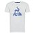 Camiseta Le Coq Ess Tee Line Ss N3 White And Blue - Imagem 1