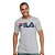Camiseta Fila Letter Premium Masculina Cinza - Imagem 2