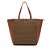Bolsa Colcci Shopping Bag Logomania Jacquard Caramelo - Imagem 1