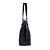 Bolsa Ellus Tote Bag Soft Techno Leather Feminina Preta - Imagem 4