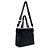 Bolsa Ellus Tote Bag Soft Techno Leather Feminina Preta - Imagem 3