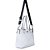 Bolsa Ellus Tote Bag Soft Techno Leather Feminina Branca - Imagem 5