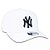 Boné New Era 9Forty New York Yankees Aba Curva Branco - Imagem 3