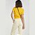 Camiseta Colcci Feminina Amarelo Solario - Imagem 2