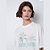 Camiseta John John Aqua Feminina Off White - Imagem 3