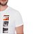 Camiseta Ellus Fine Easa Squares Classic Masculina Branca - Imagem 2