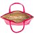 Bolsa Colcci Shopping Bag Couro Rosa Raspeberry Pink - Imagem 3