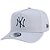 Bone New Era 9Fifty Fit MLB New York Yankees Masculino Cinza - Imagem 1