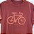 Camiseta Richards Watercolour Bike Masculina Vermelho - Imagem 3