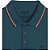 Polo Ellus Easa Frisos Classic Masculina Azul - Imagem 1