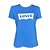 Camiseta Levi's The Perfect Tee Feminina Azul - Imagem 1