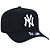 Boné New Era 940 New York Yankees Aba Curva Masculino Preto - Imagem 3
