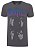 CAMISETA MASCULINA ELLUS LIGTH STONE BEATLES FACES - CINZA - Imagem 1