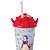 Copo com canudo Coroa Branca de Neve 500 ml Plasutil - Imagem 2