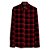 Camisa Ellus Xadrez Wool Touch Ft Kalemo Masculina Vermelha - Imagem 1