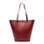 Bolsa Ellus Shopping Bag Natural Leather Bordô - Imagem 2