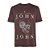 Camiseta John John Draw Masculina Bordô - Imagem 1