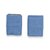 Munhequeira Fila Stripes G Par 4x4 Unisex Azul Delave - Imagem 3