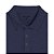 Polo Ellus Easa Classic Melange Masculina Azul - Imagem 1