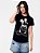 CAMISETA  ELLUS MICKEY HOTFIX PRETO FEMININA - Imagem 1