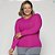 Camiseta Selene Proteção Uv - Plus Size Feminina Pink Neon - Imagem 2