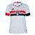 Camisa São Paulo New Balance Feminina Torcedor 24 Branca - Imagem 1