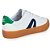 Tênis Rainha York Masculino Branco Verde - Imagem 2