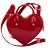 Bolsa Melissa Heartbeat Bag Vermelha - Imagem 4
